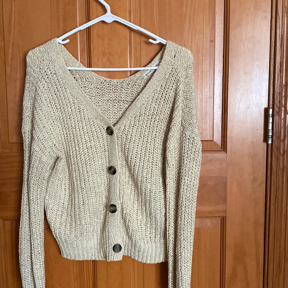 Cream Colored Cardigan